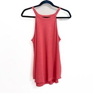 Abercrombie & Fitch Swing Tank Top Coral Pink Rounded Neckline Women's Size M